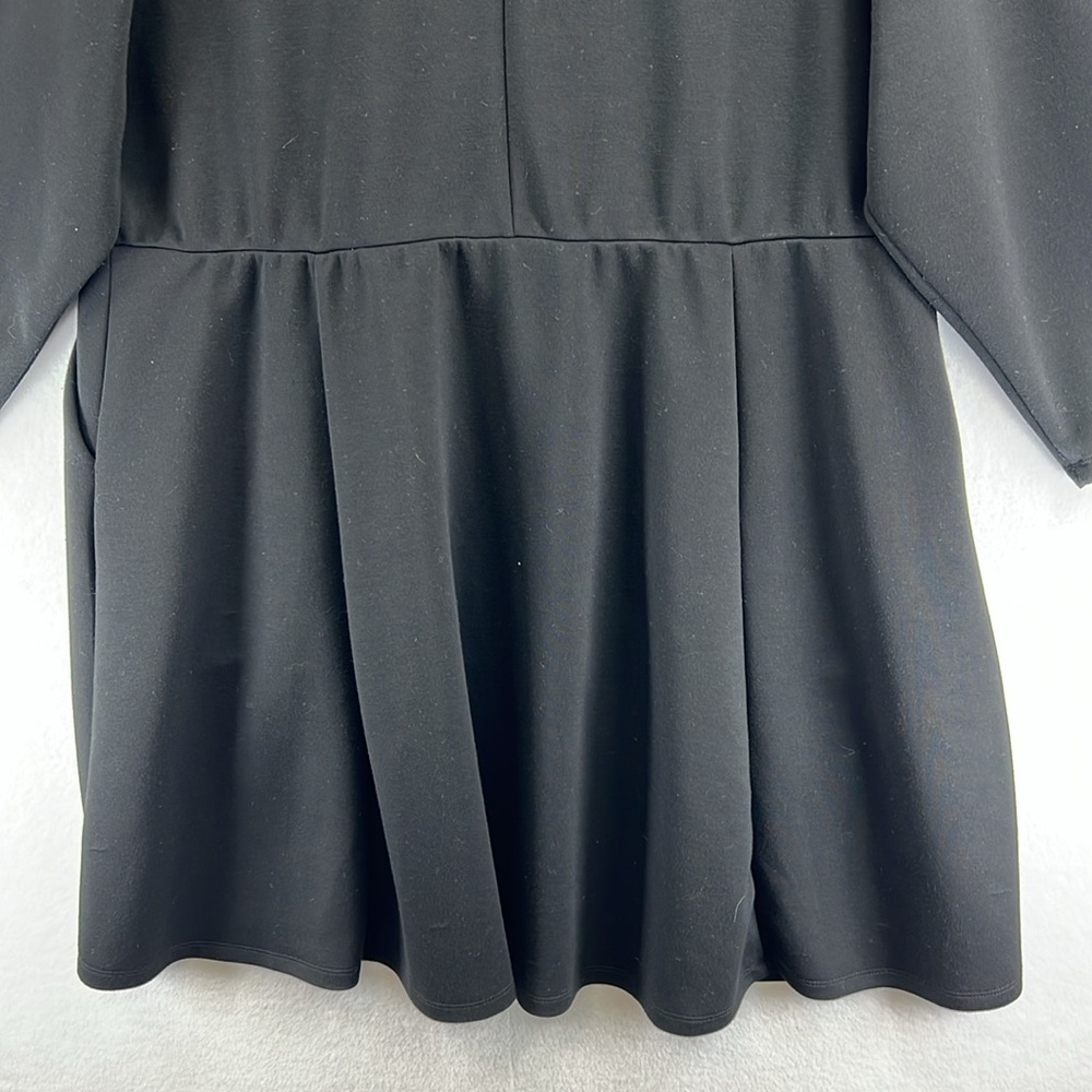 Torrid Woman’s Knit Mini Dress Sz 3 (22-24) Black Soft Polyester/Modal/Spandex - Picture 8 of 14